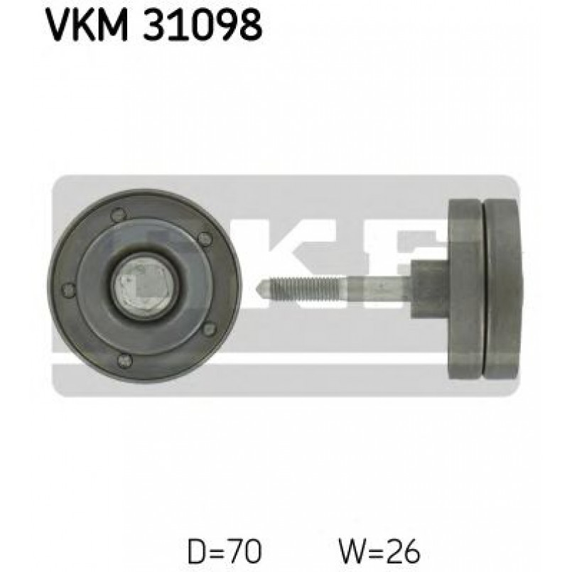 VKM 31098 SKF Ролик модуля натягувача ременя